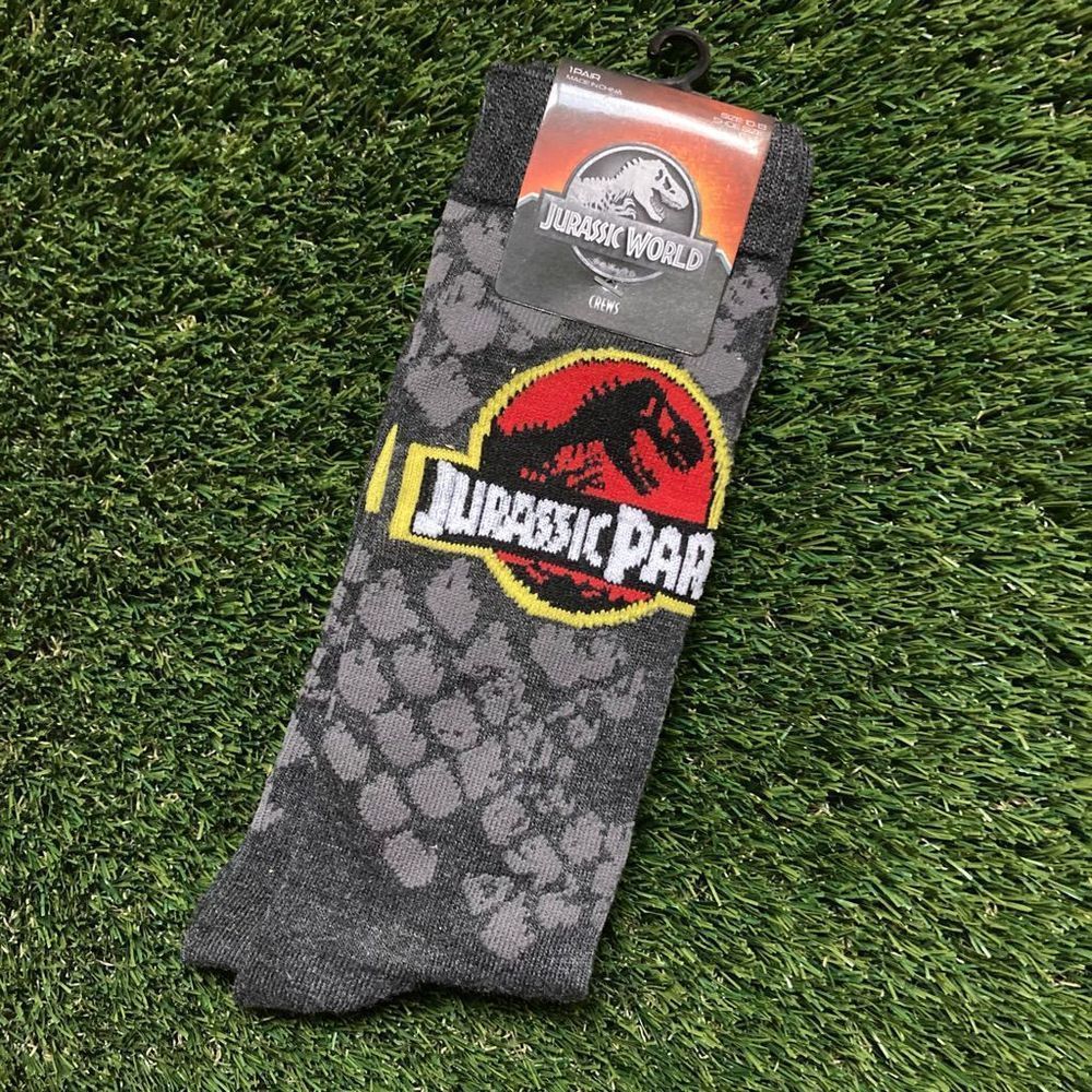 Jurassic Park Crew Sock